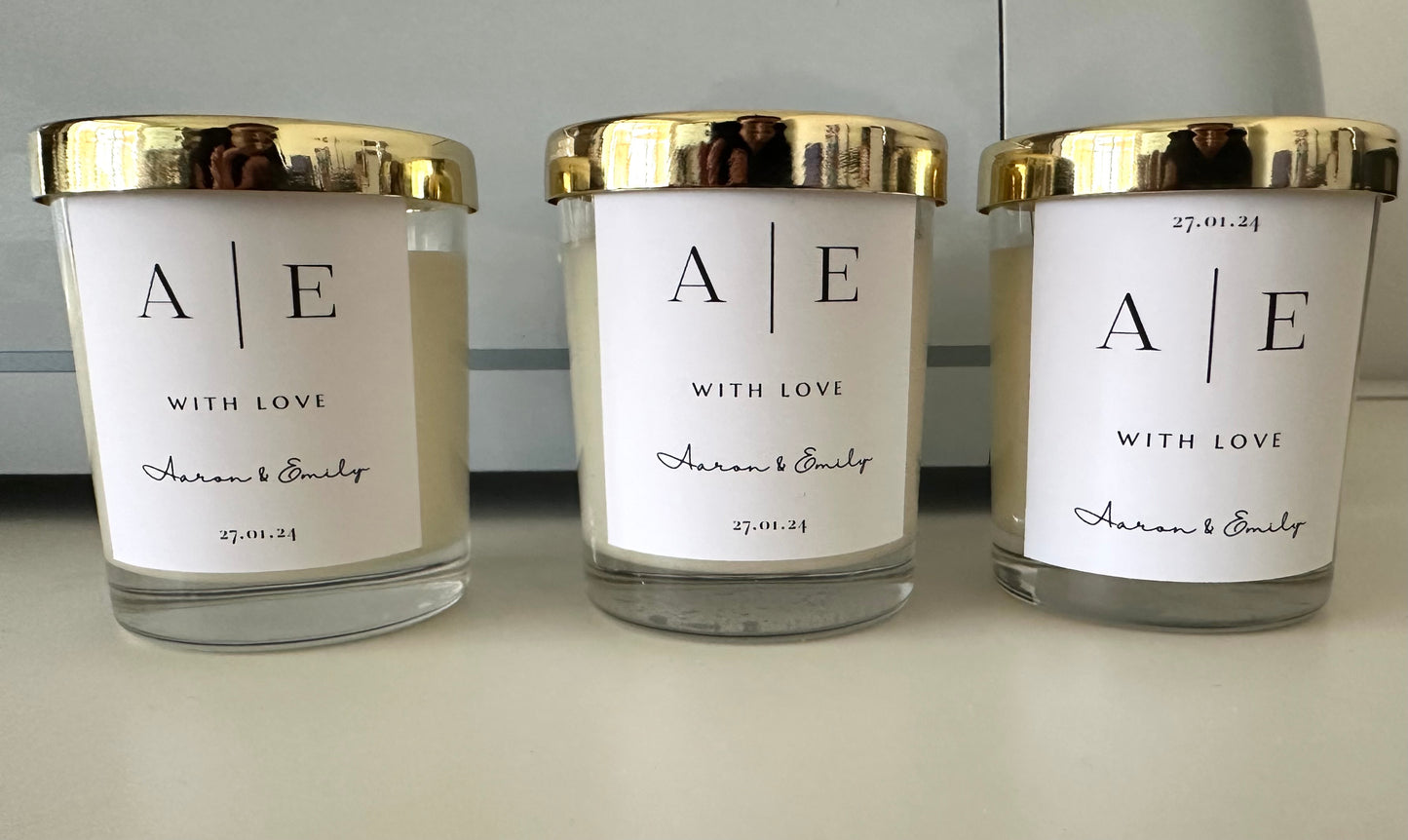 Wedding & Christening Candle Favours