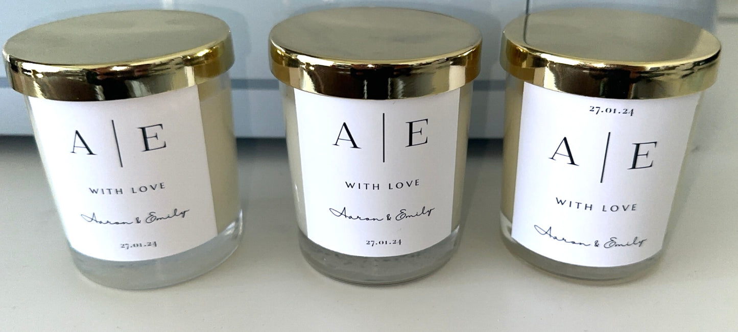 Wedding & Christening Candle Favours