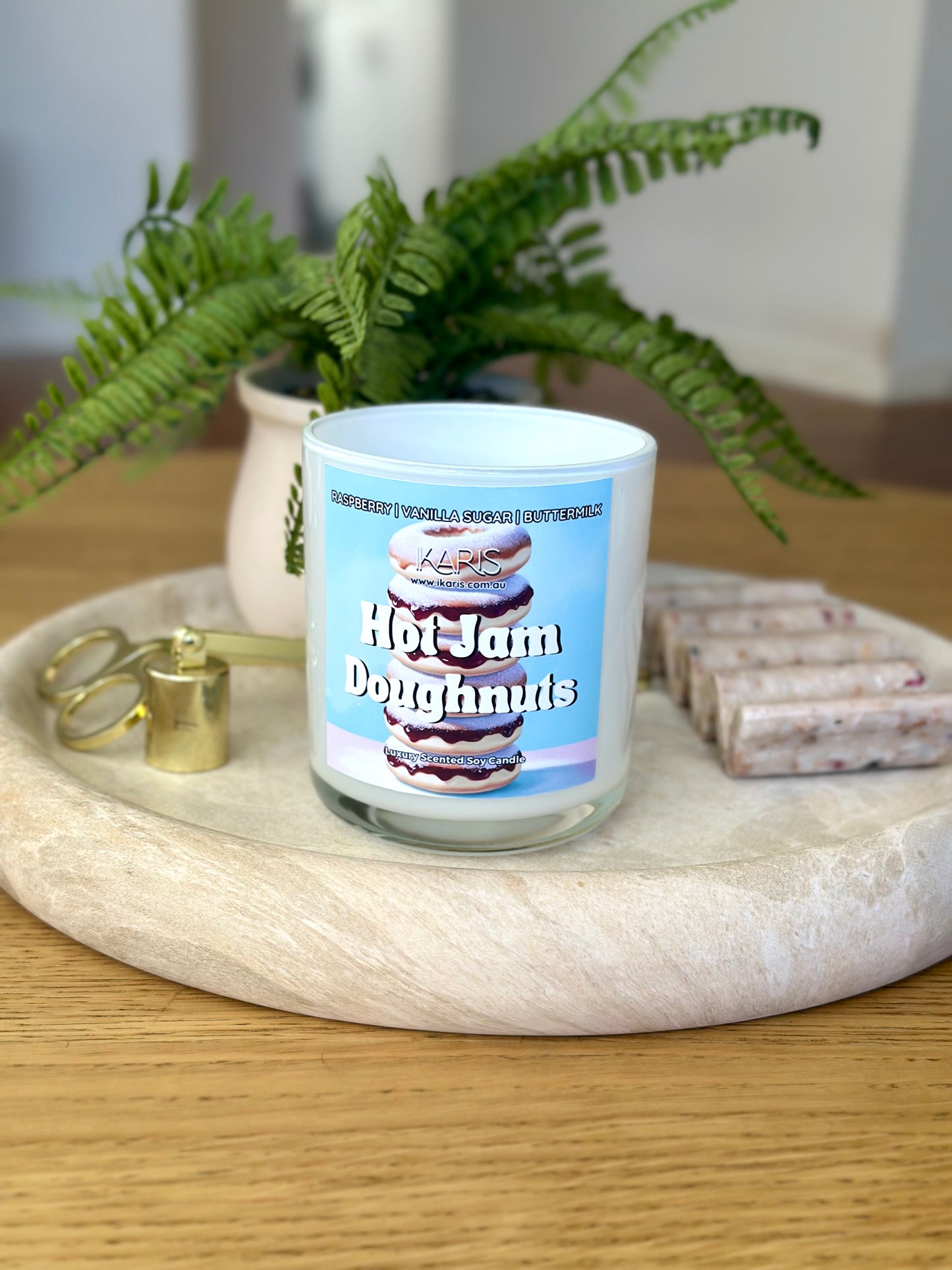 Hot Jam Doughnuts
