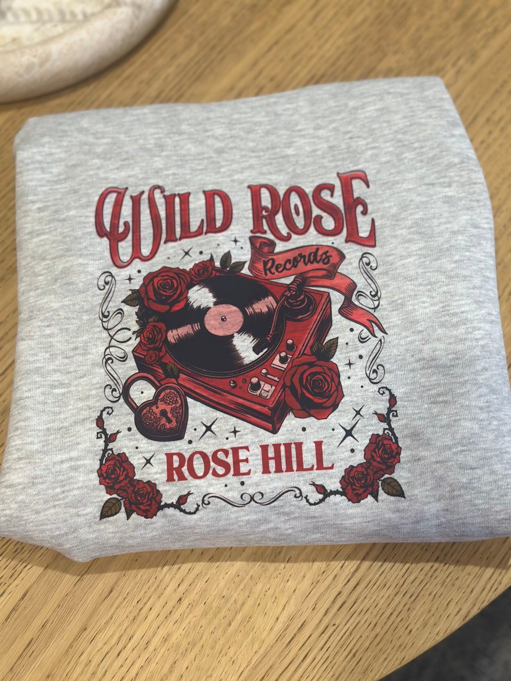 Wild Rose Records Adult Sweatshirt
