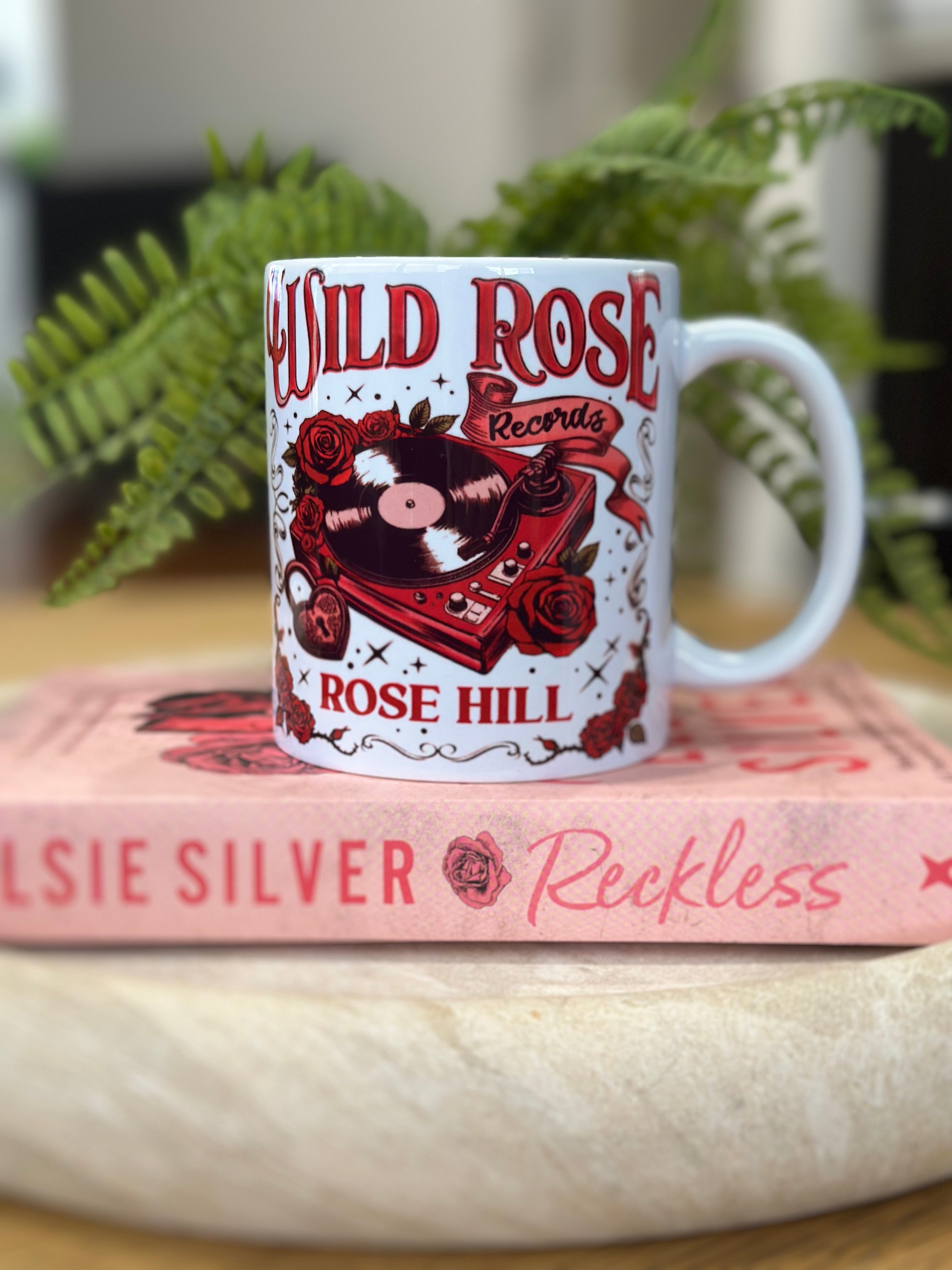 Wild Rose Records Bookish Coffee Mug