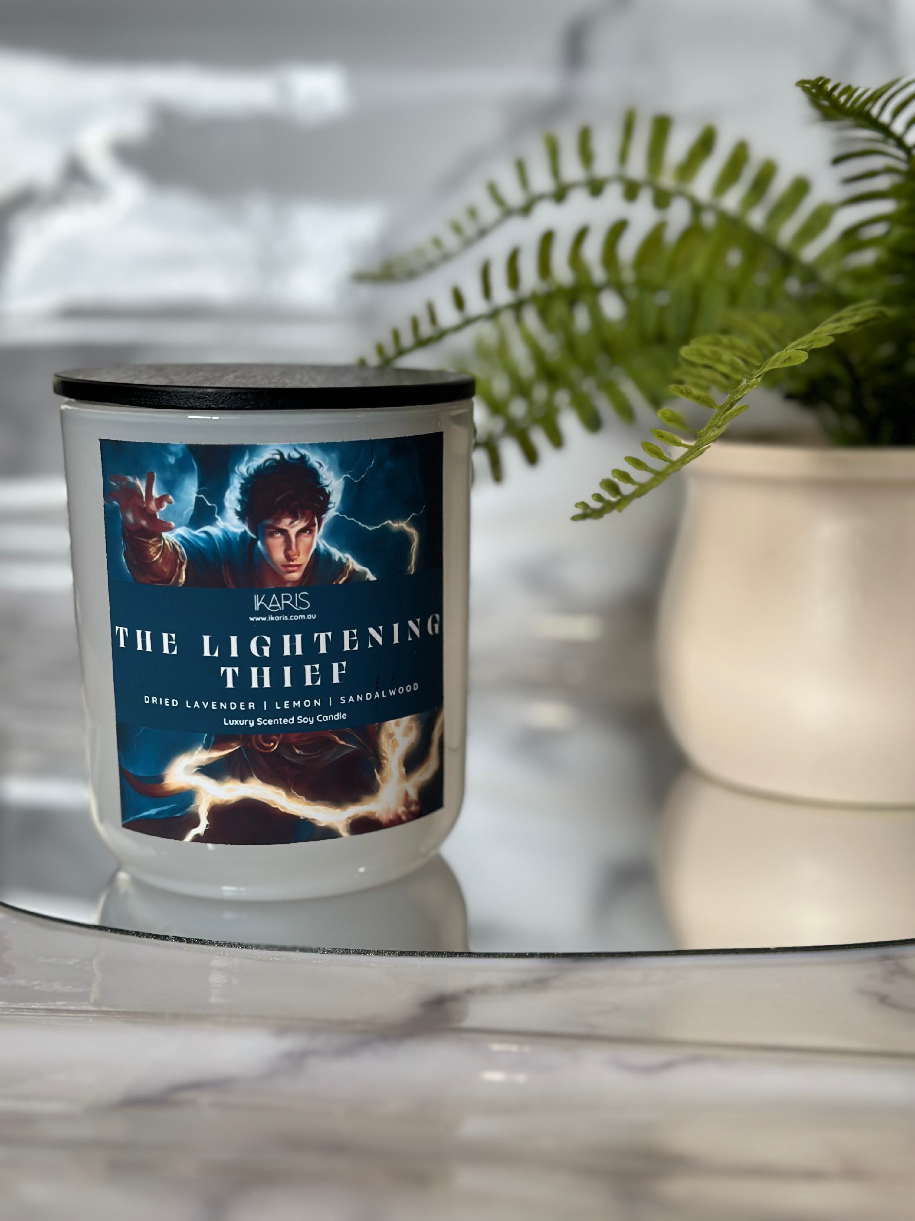 The Lightening Thief Candle