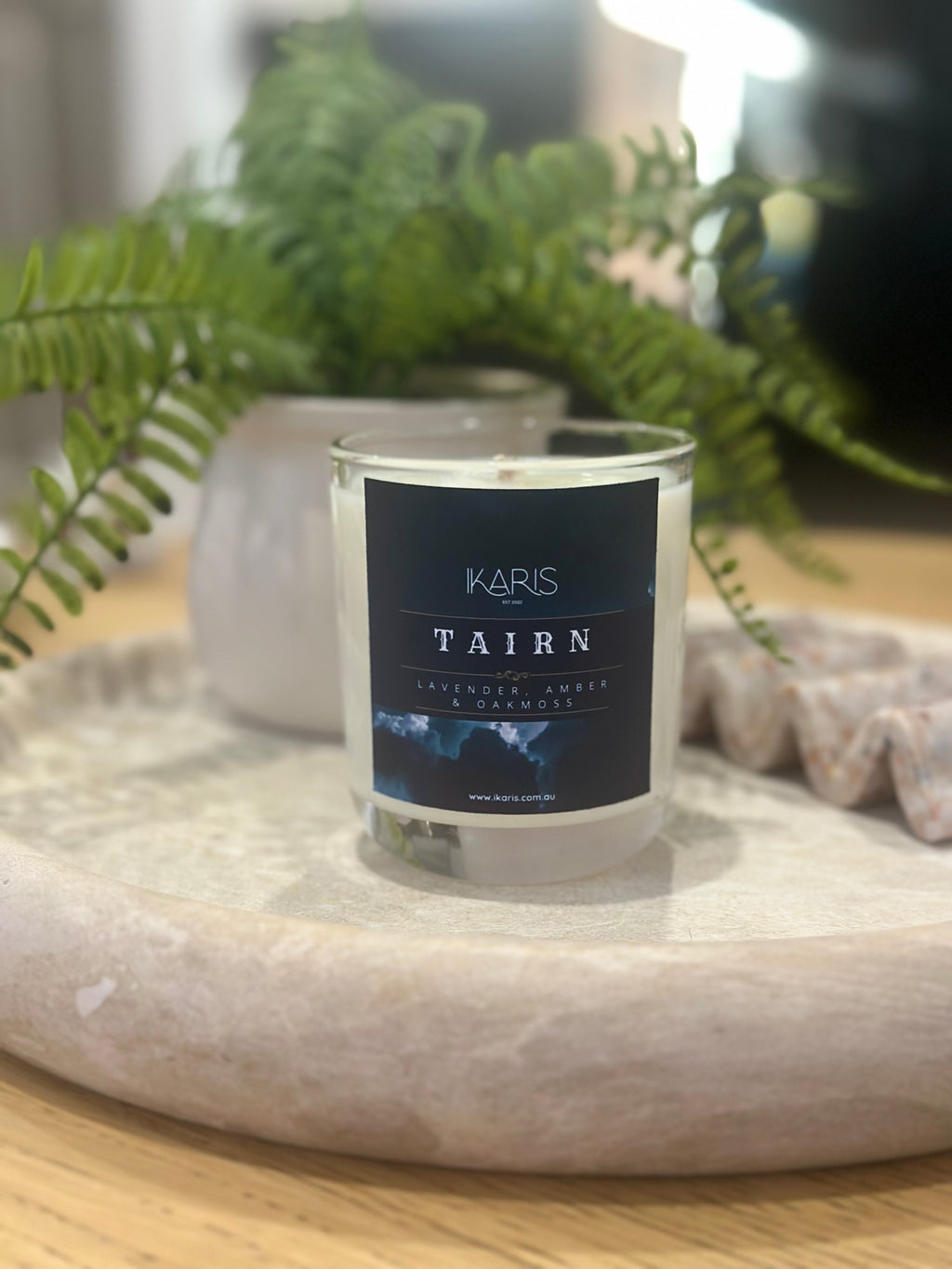 Tairn Black Morningstartail Candle