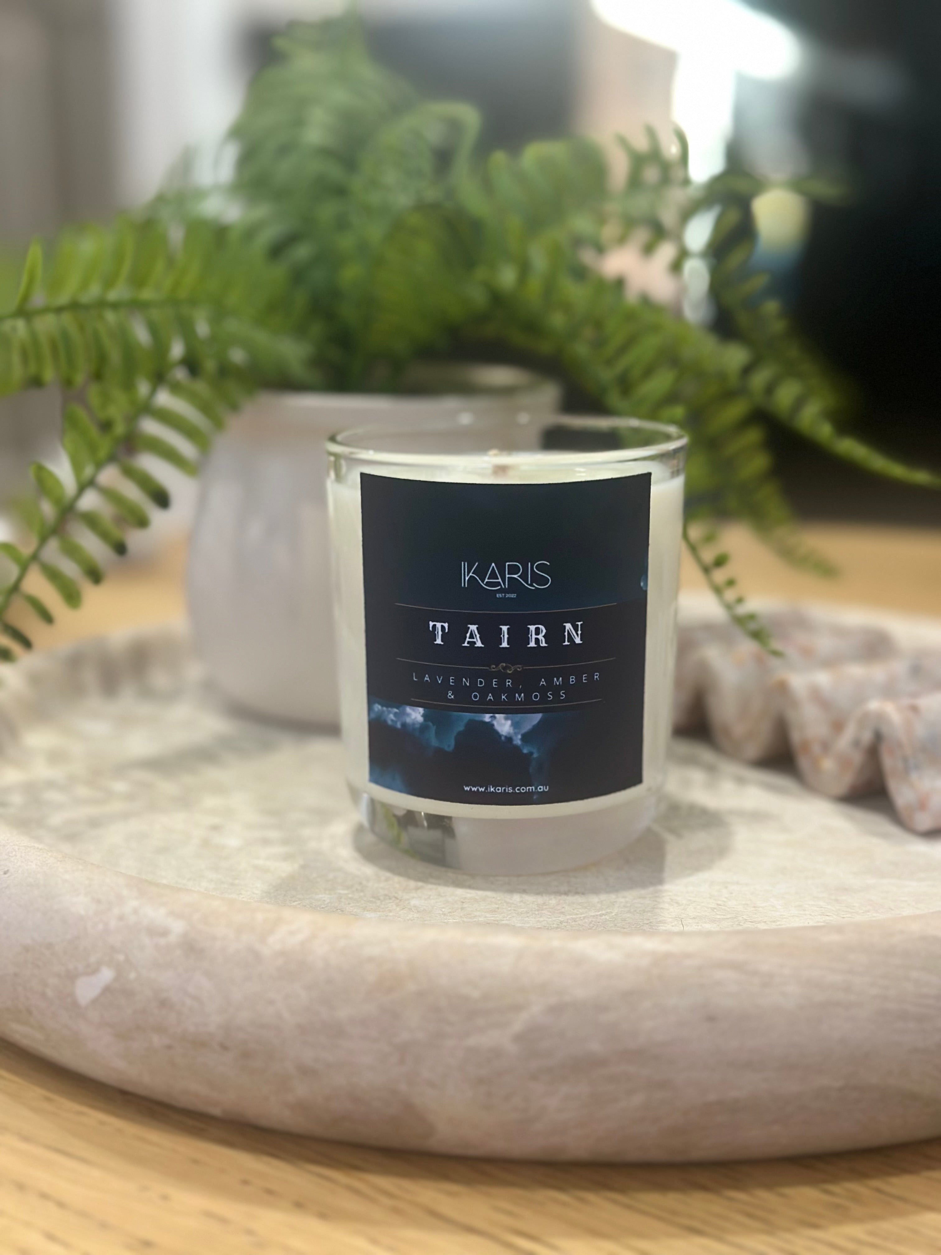 Tairn Black Morningstartail Candle