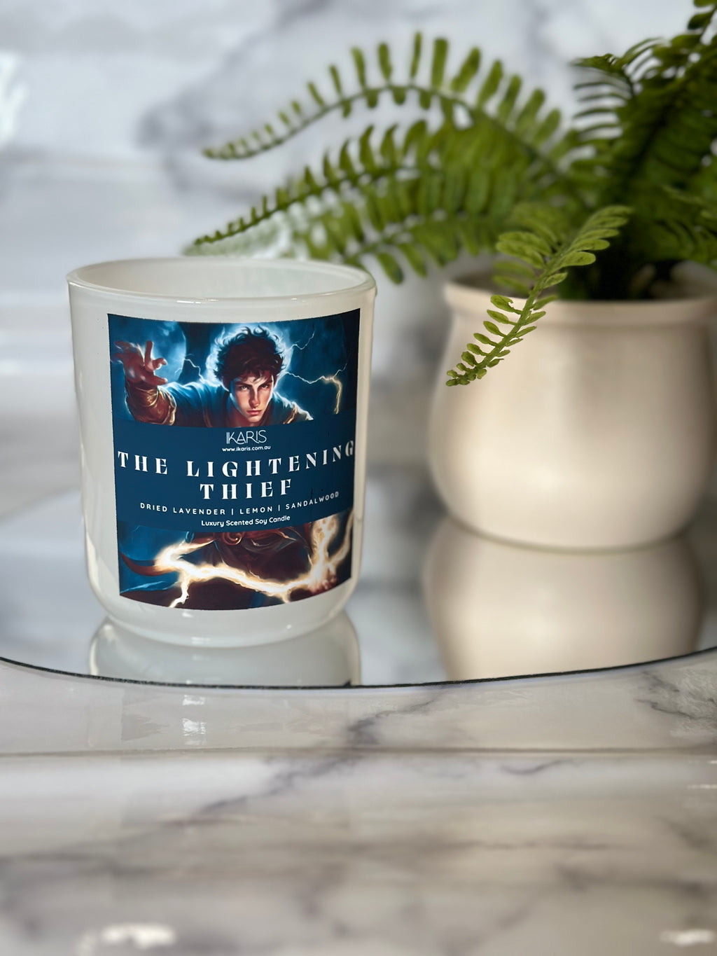 The Lightening Thief Candle