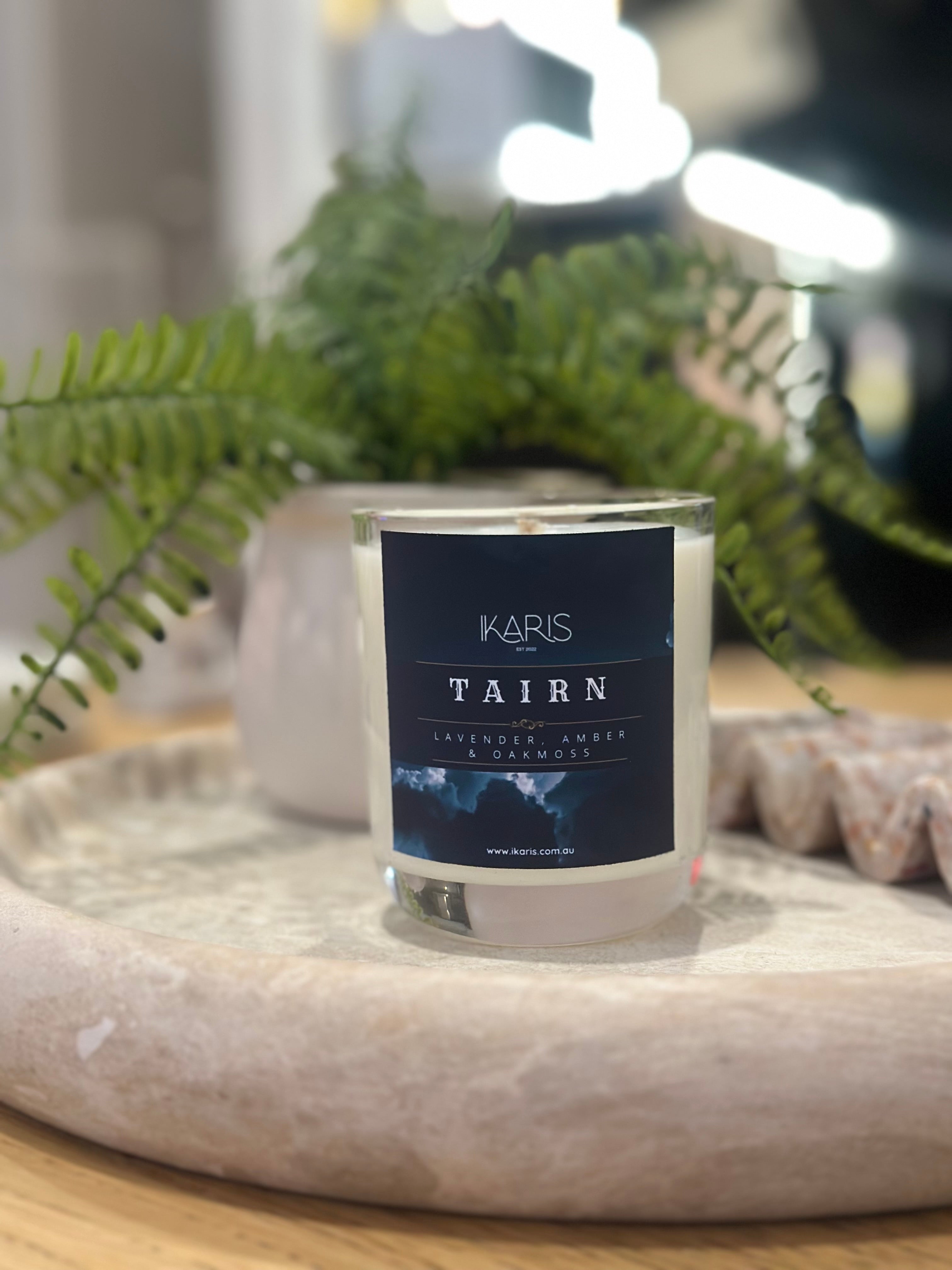 Tairn Black Morningstartail Candle