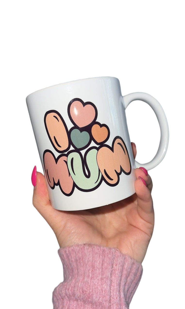 I Love Mum Coffee Mug