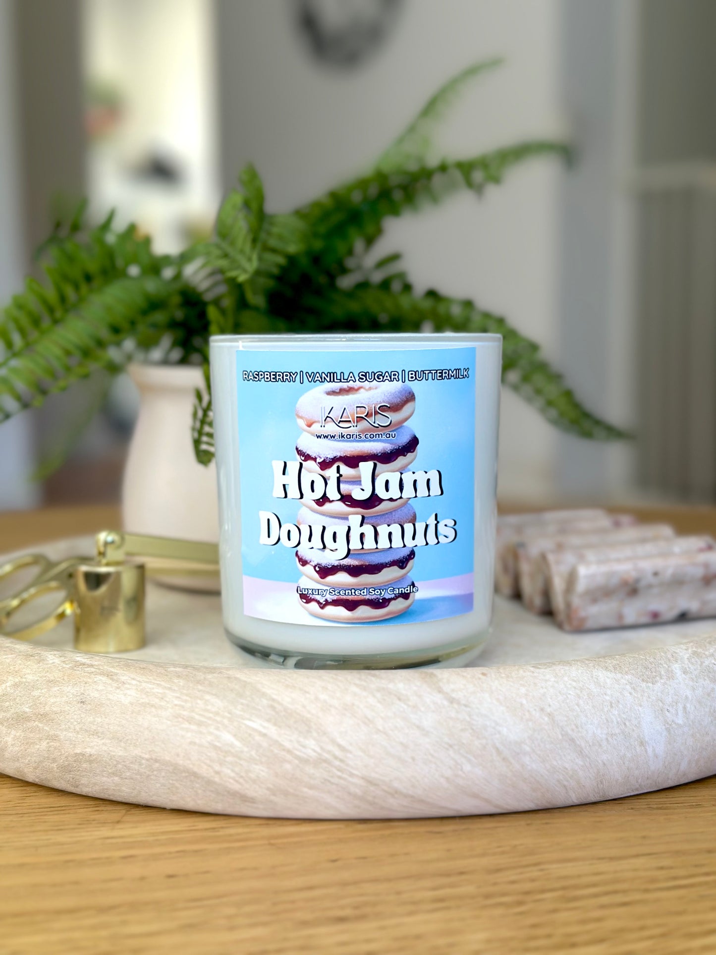Hot Jam Doughnuts