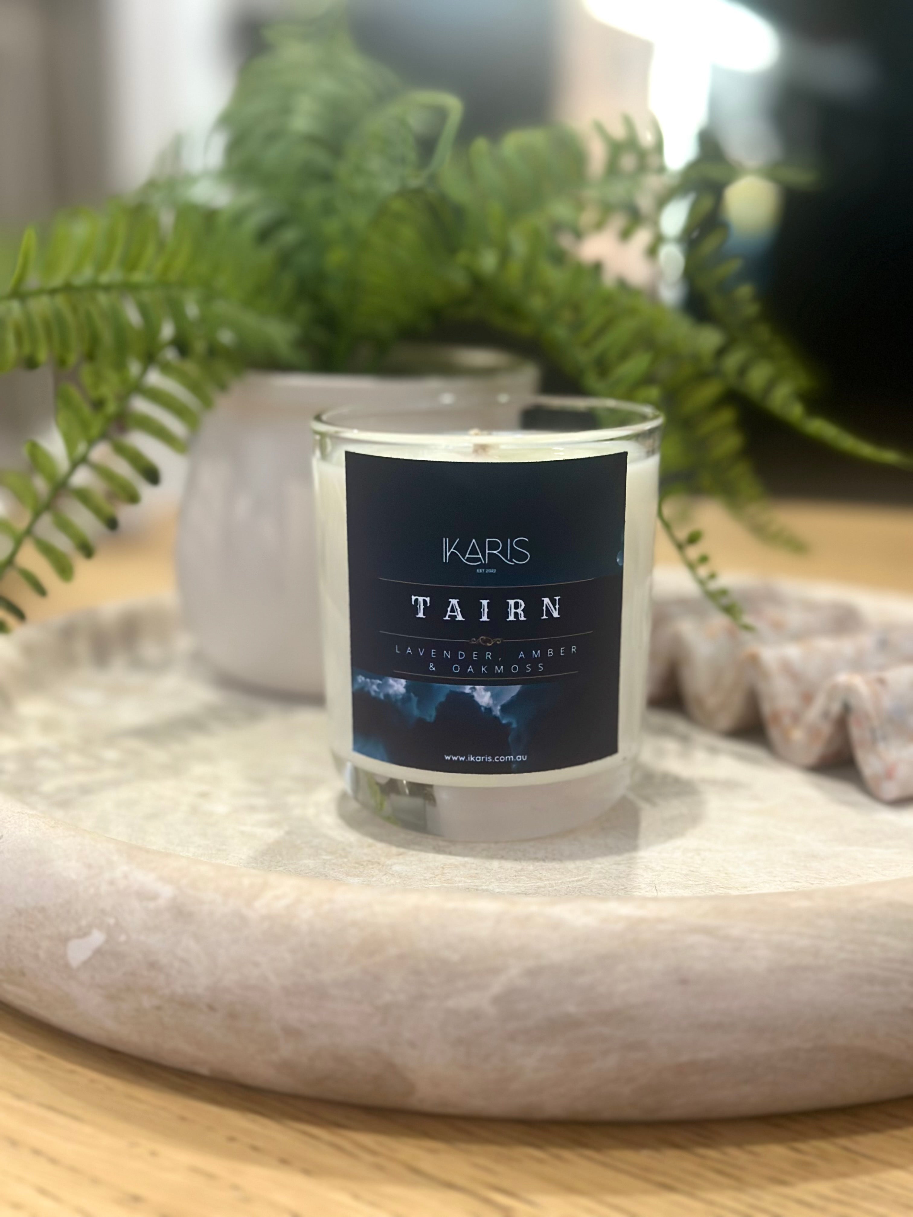 Tairn Black Morningstartail Candle