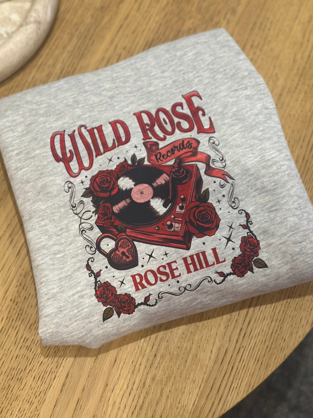 Wild Rose Records Adult Sweatshirt