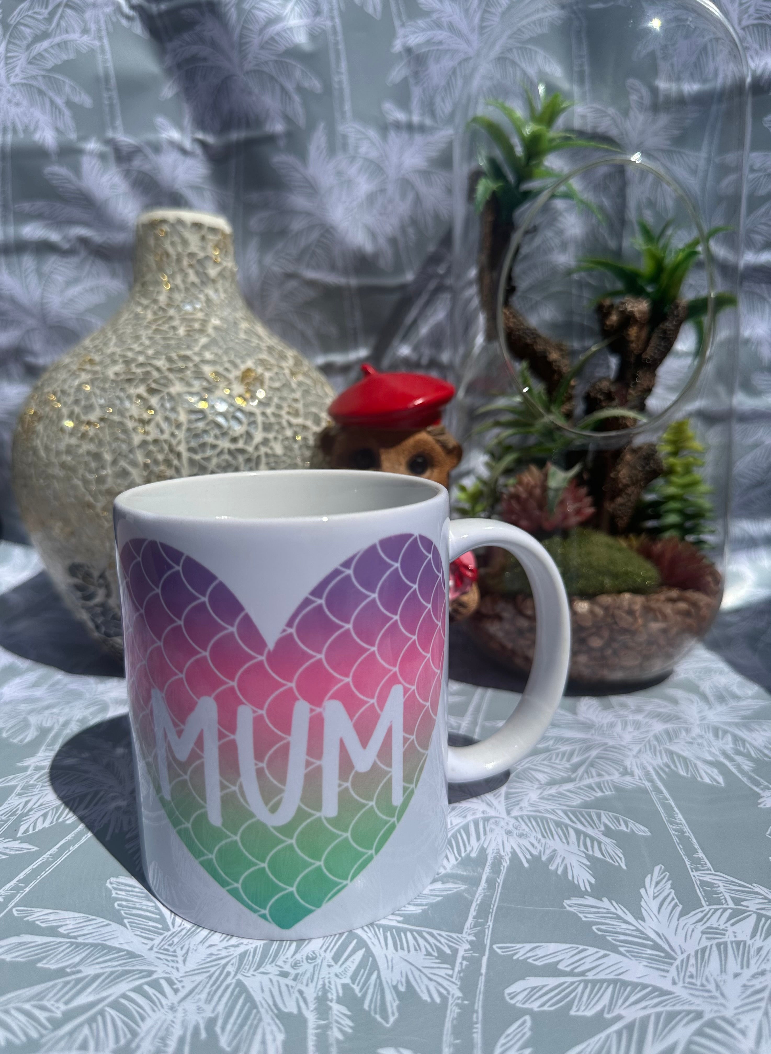 Mum Pastel Heart Coffee Mug