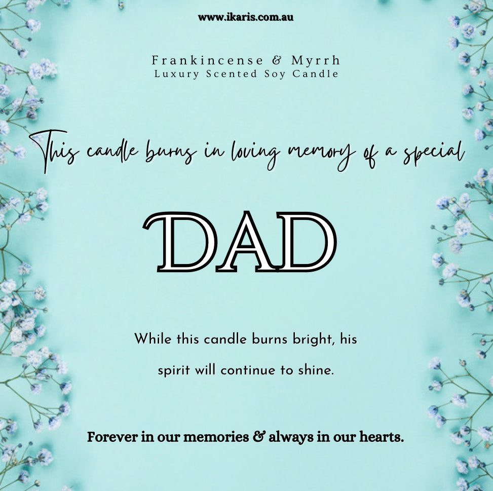 Ikaris Custom Remembrance Candle