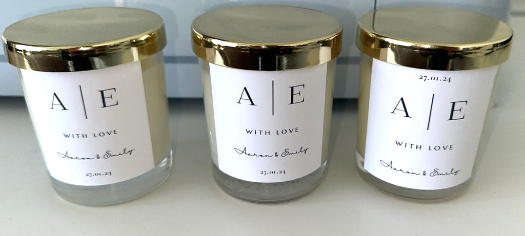 Wedding & Christening Candle Favours