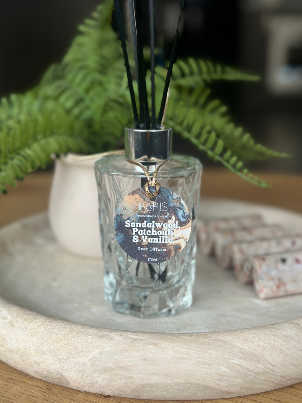 Sandalwood, Patchouli & Vanilla Reed Diffuser