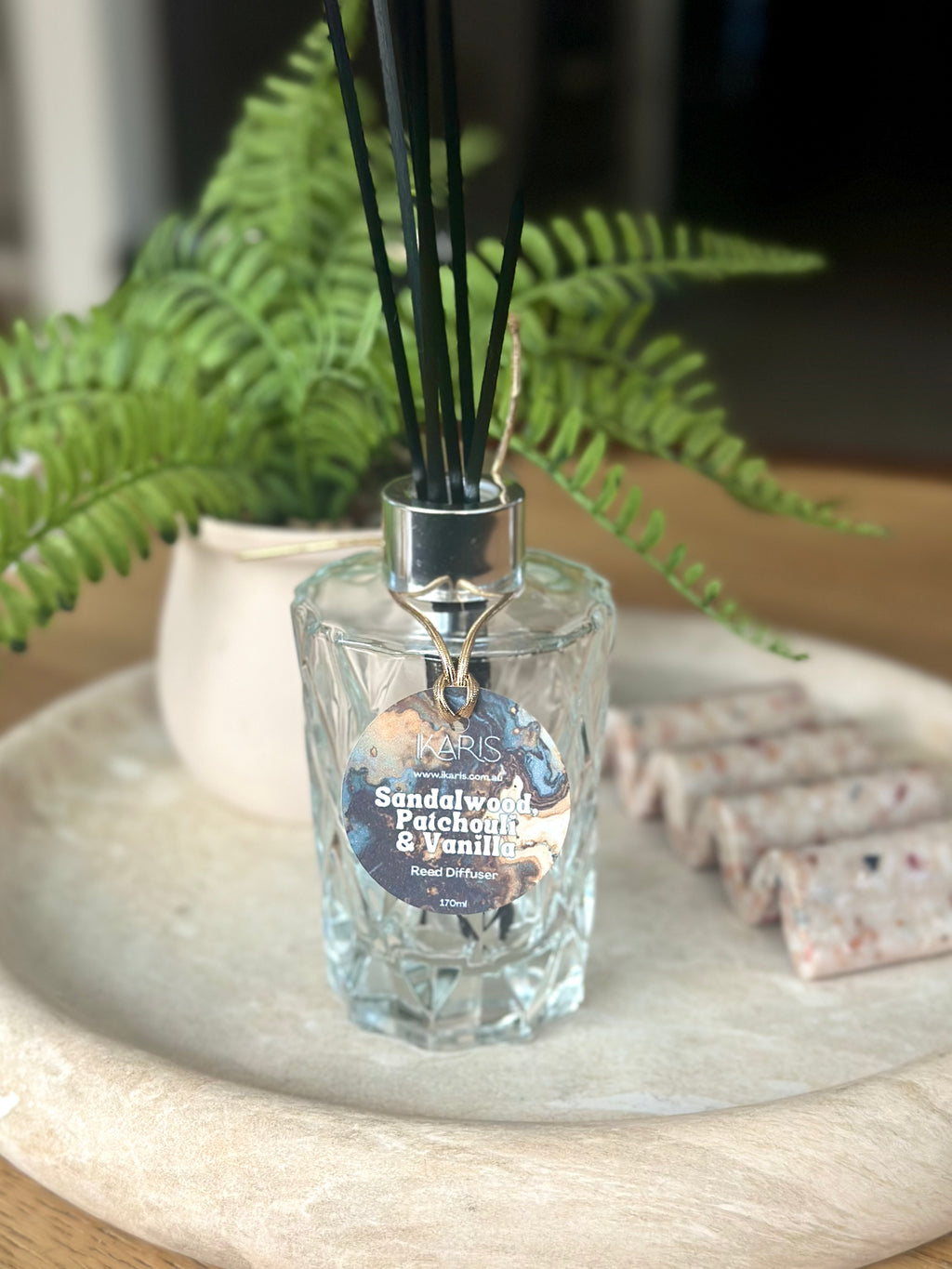 Sandalwood, Patchouli & Vanilla Reed Diffuser