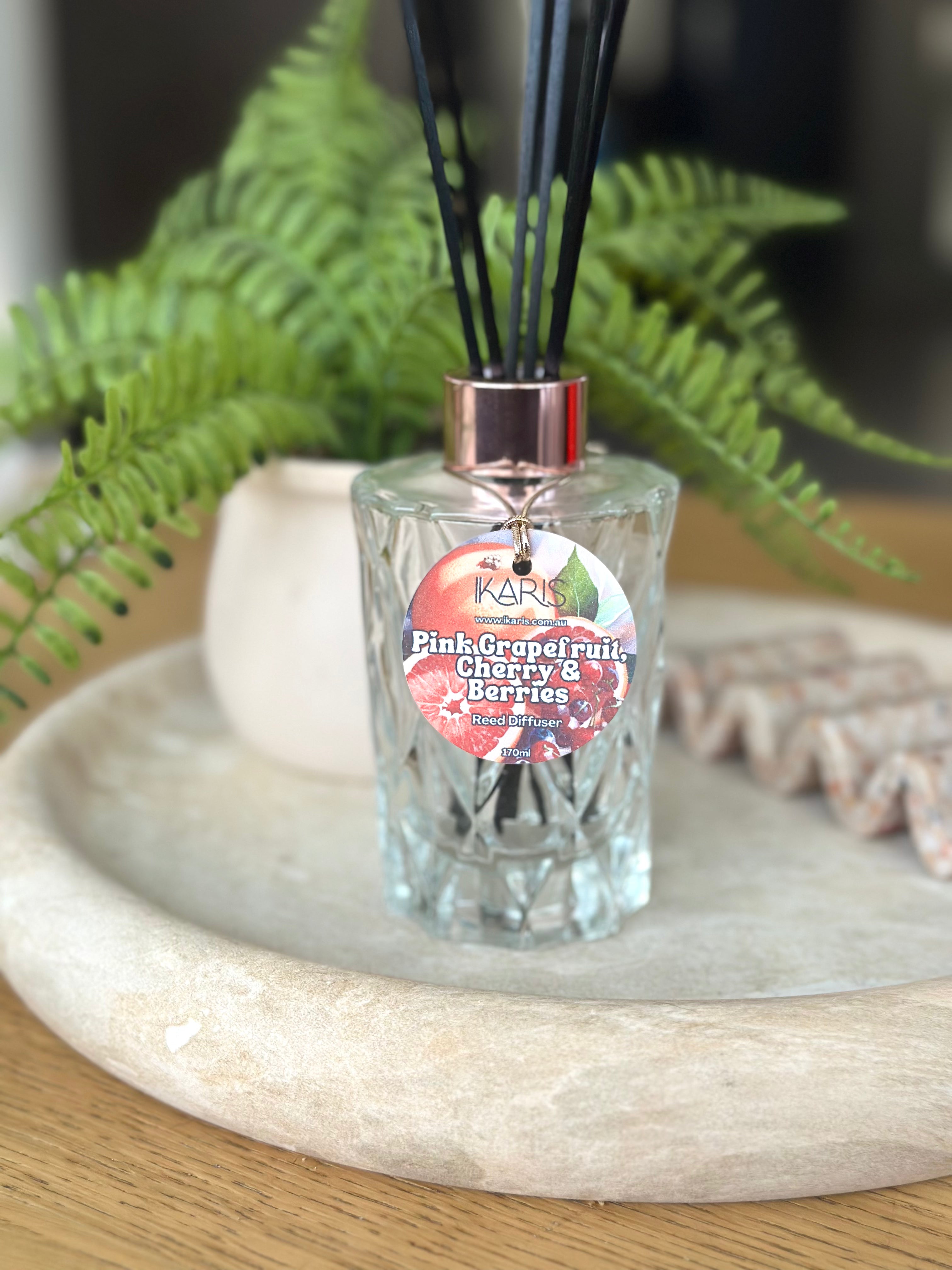 Pink Grapefruit, Cherry & Berries Reed Diffuser