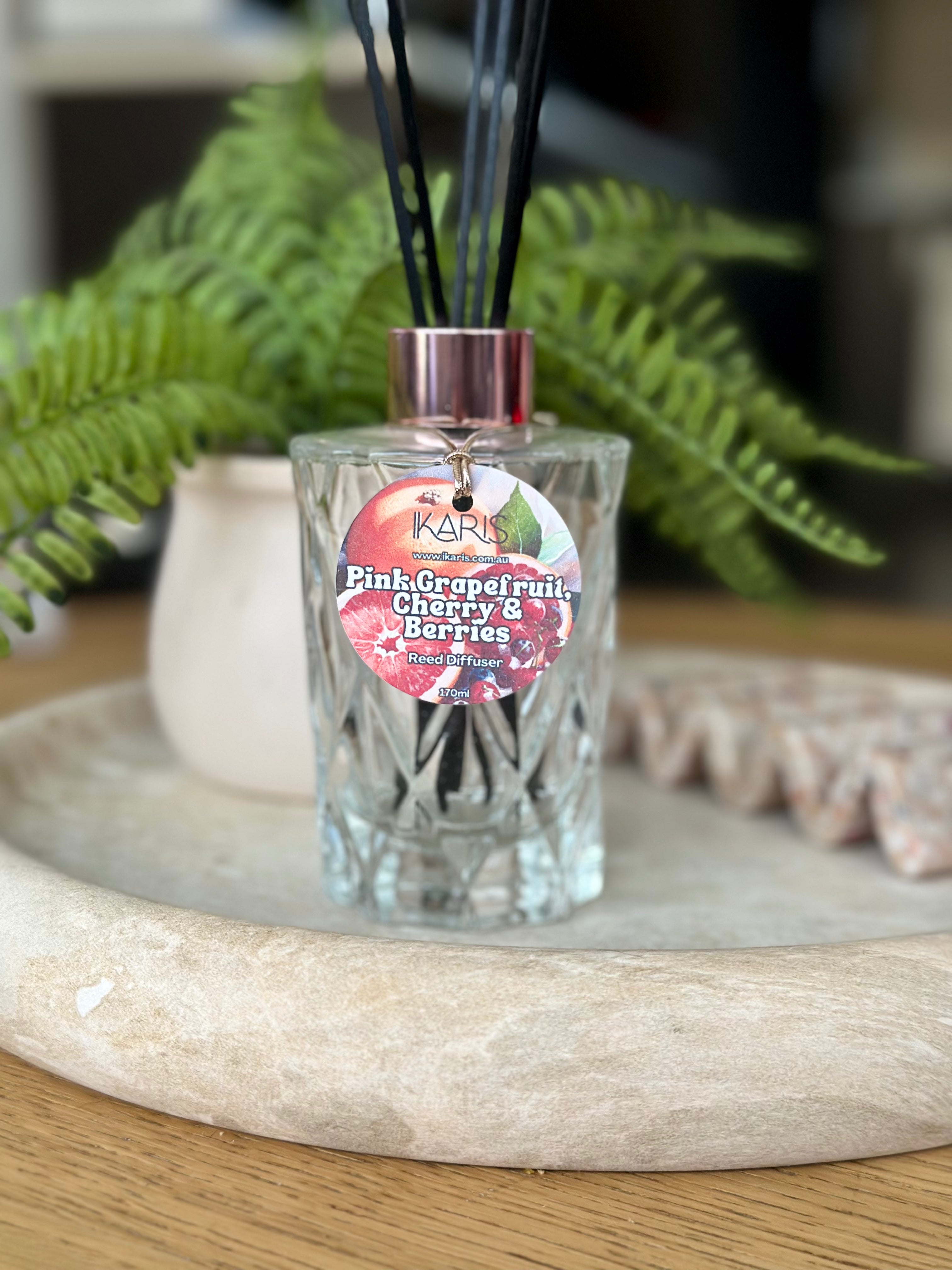 Pink Grapefruit, Cherry & Berries Reed Diffuser