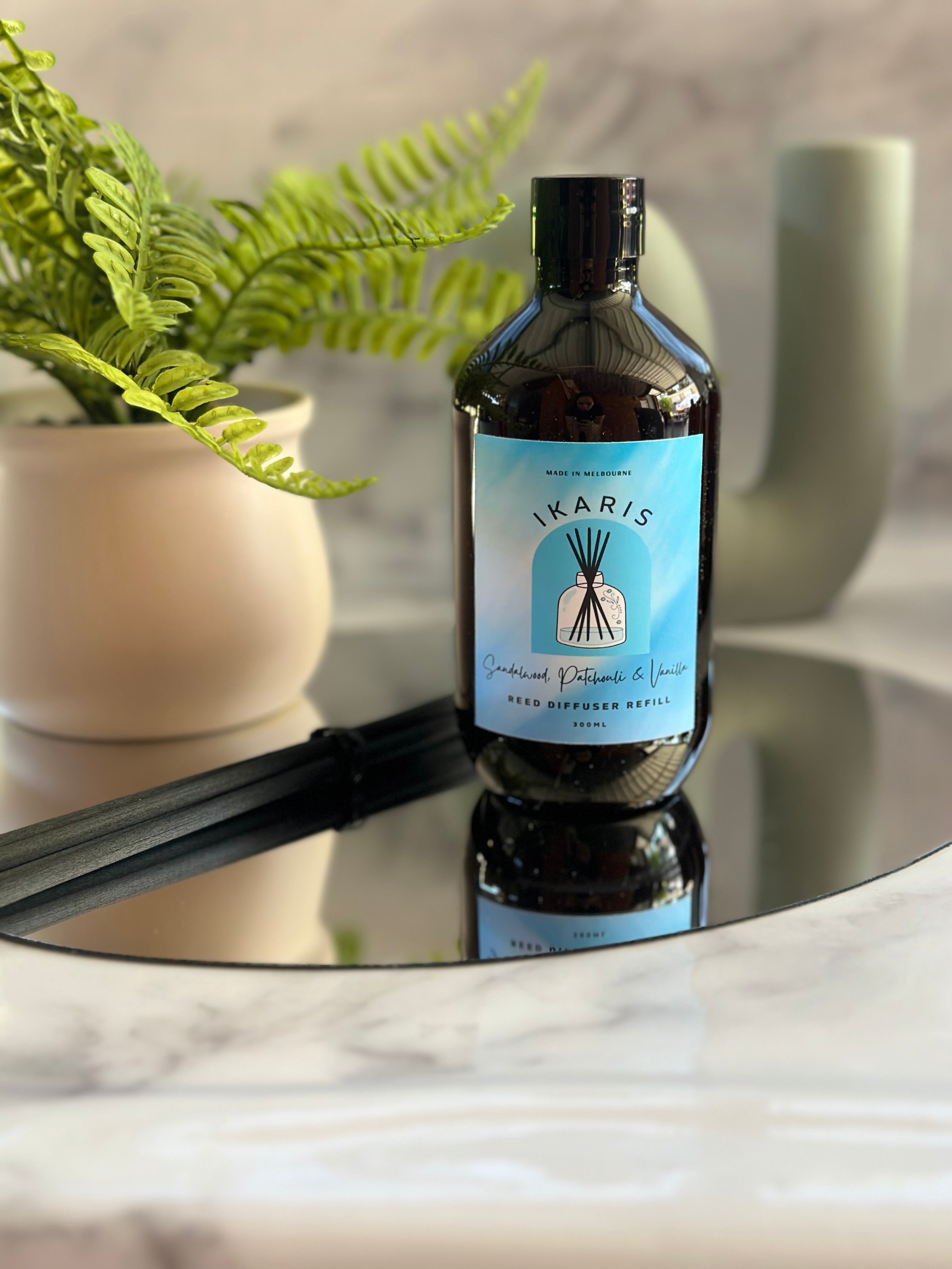 Sandalwood, Patchouli & Vanilla Reed Diffuser Refill