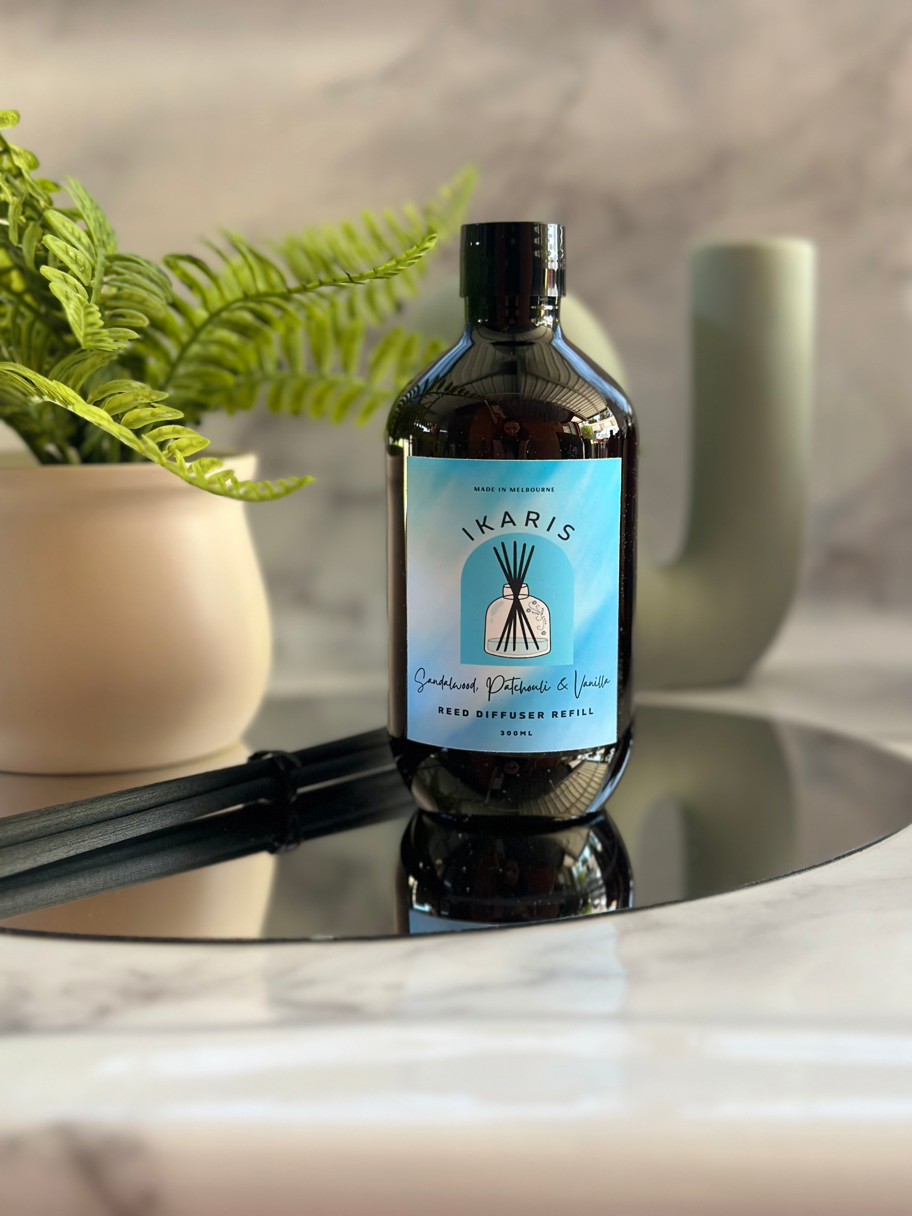 Sandalwood, Patchouli & Vanilla Reed Diffuser Refill
