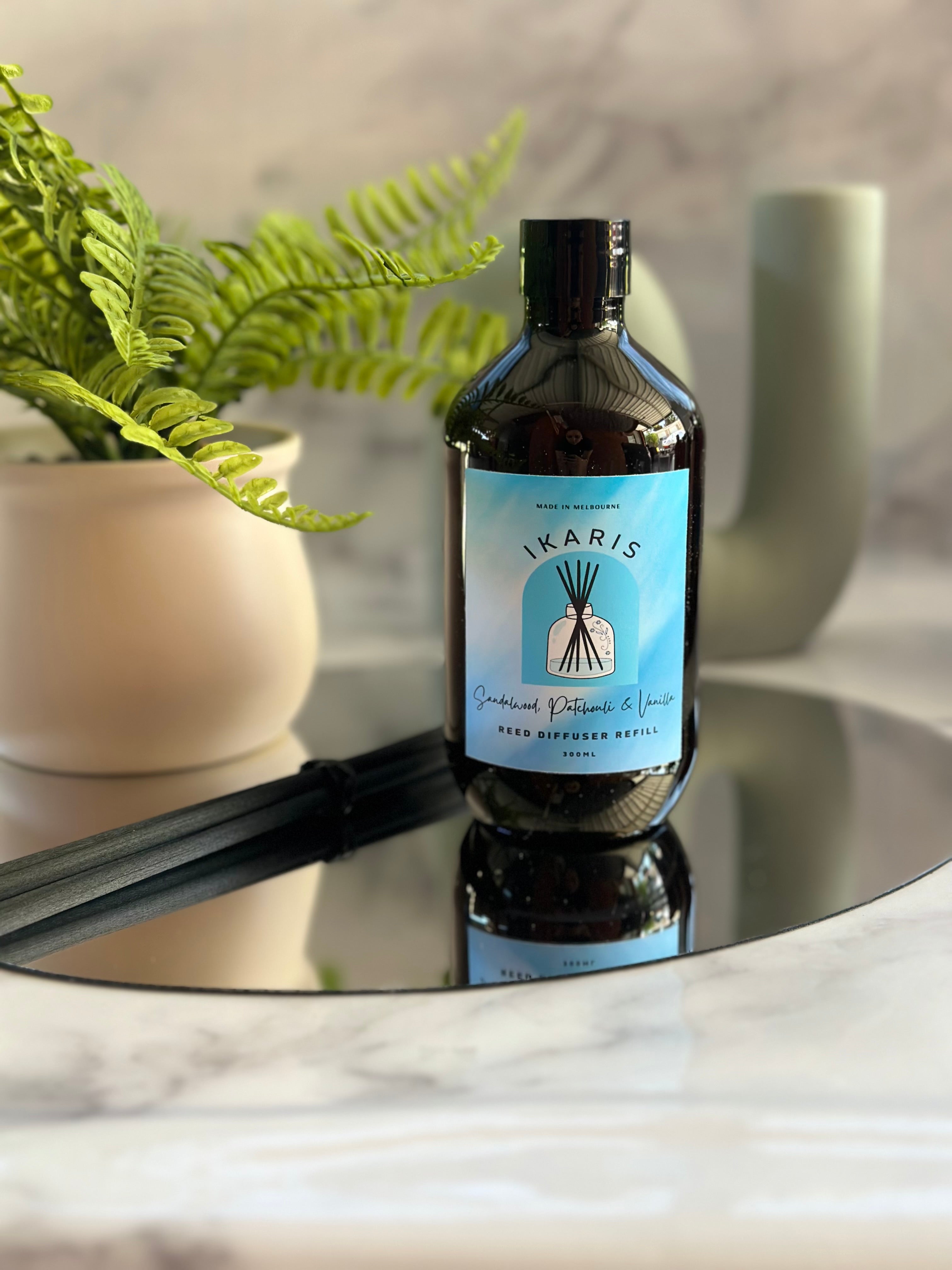 Sandalwood, Patchouli & Vanilla Reed Diffuser Refill
