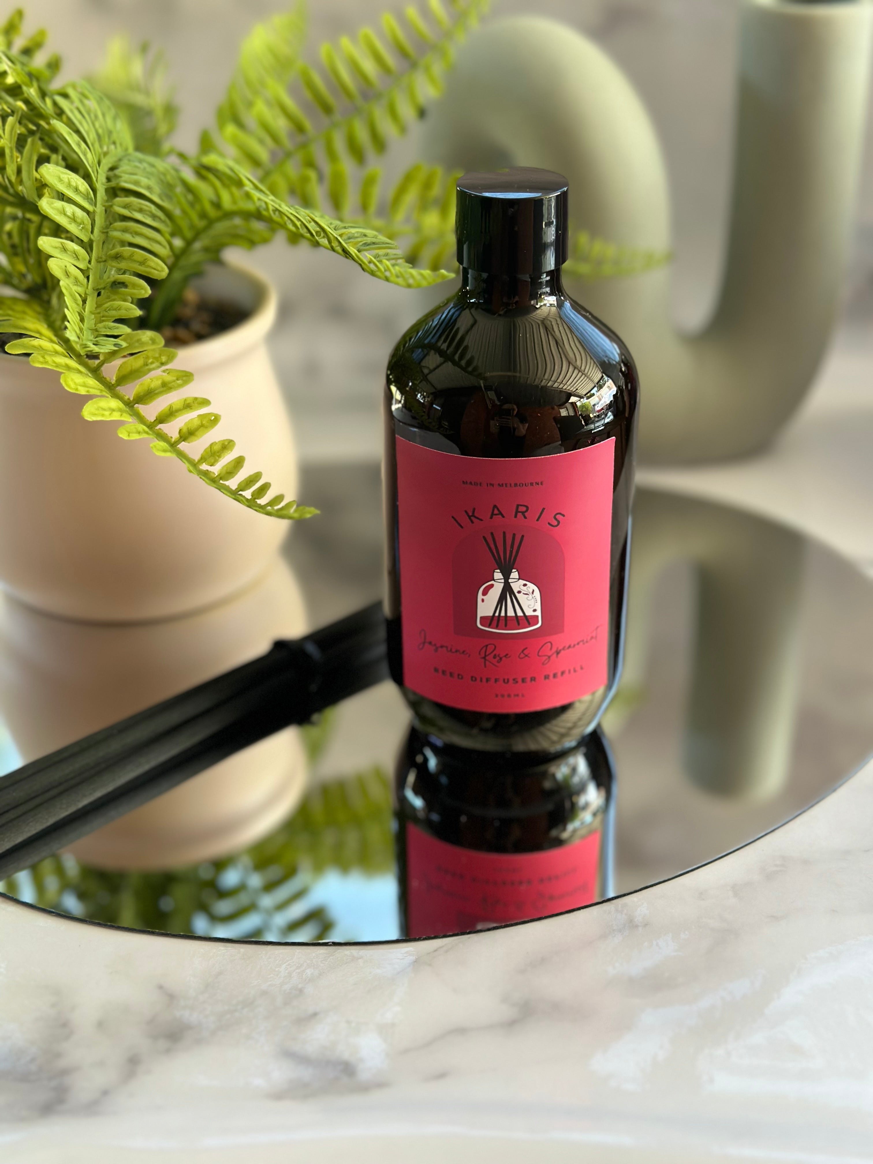 Jasmine, Rose & Spearmint Reed Diffuser Refill