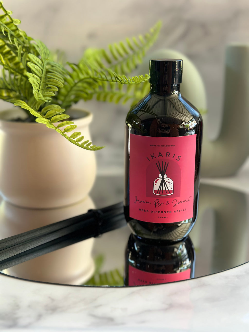 Jasmine, Rose & Spearmint Reed Diffuser Refill
