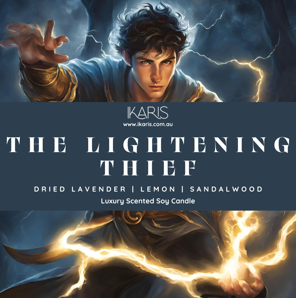 The Lightening Thief Candle