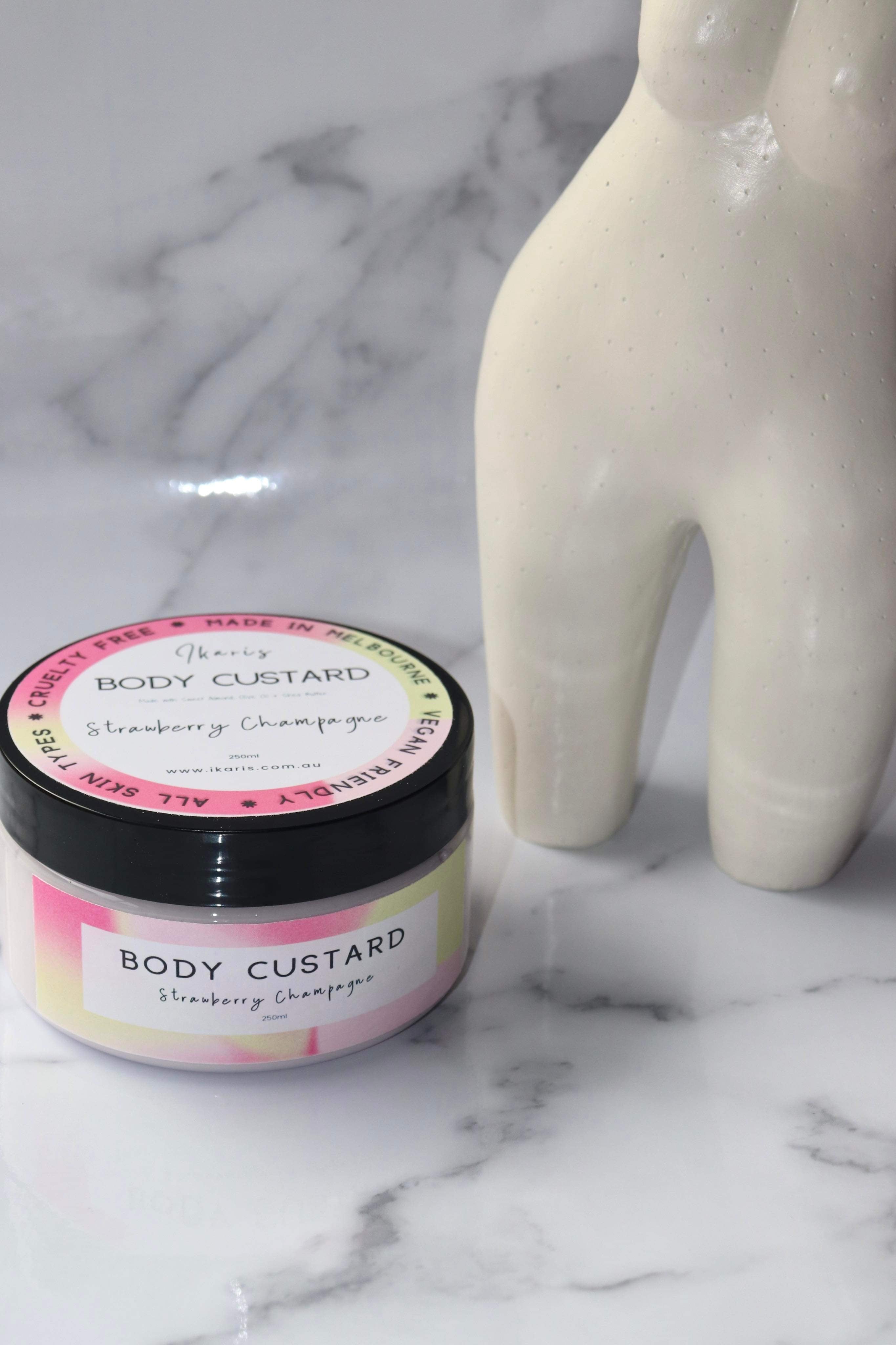 Strawberry Champagne Body Custard