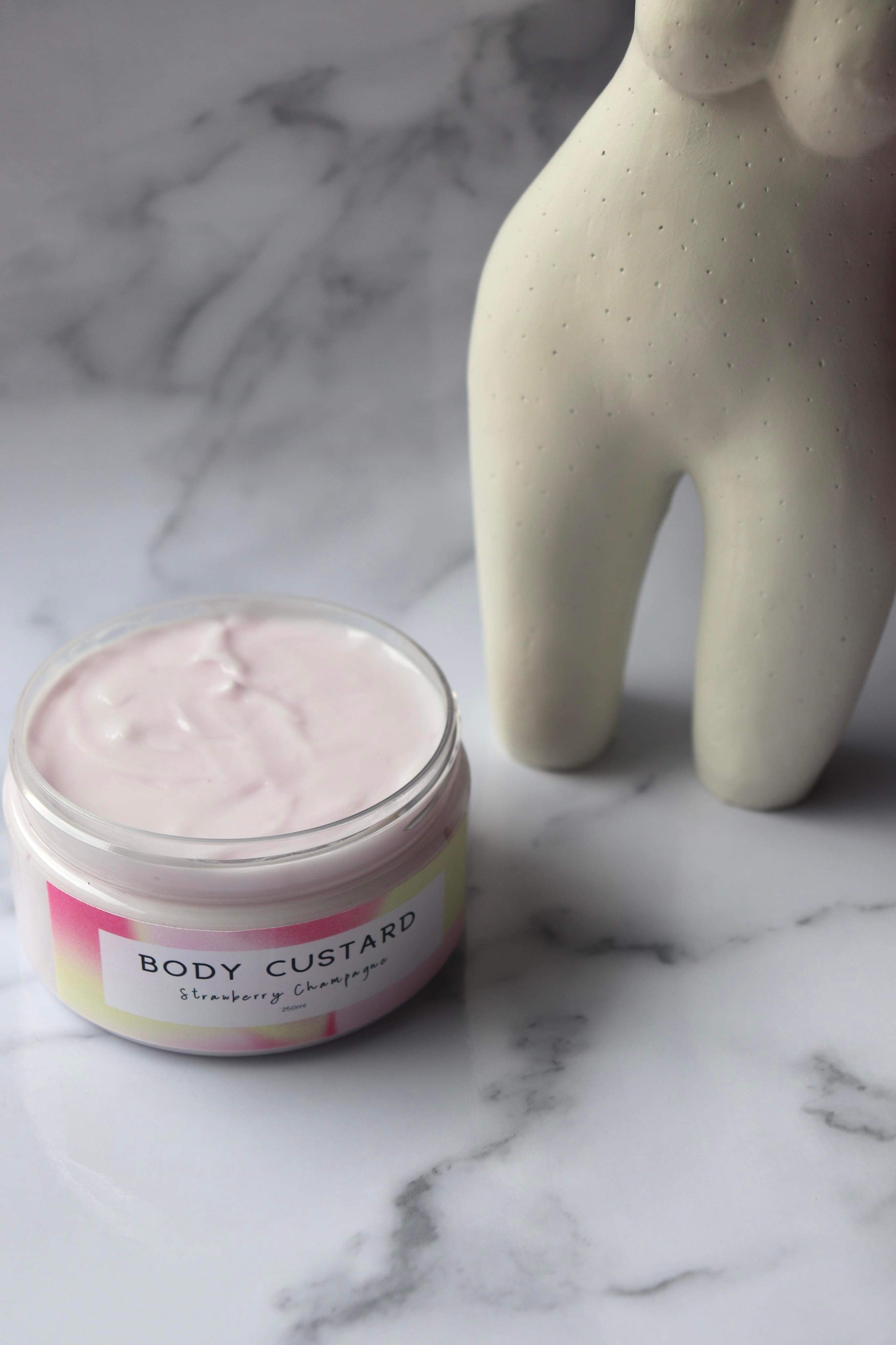 Strawberry Champagne Body Custard