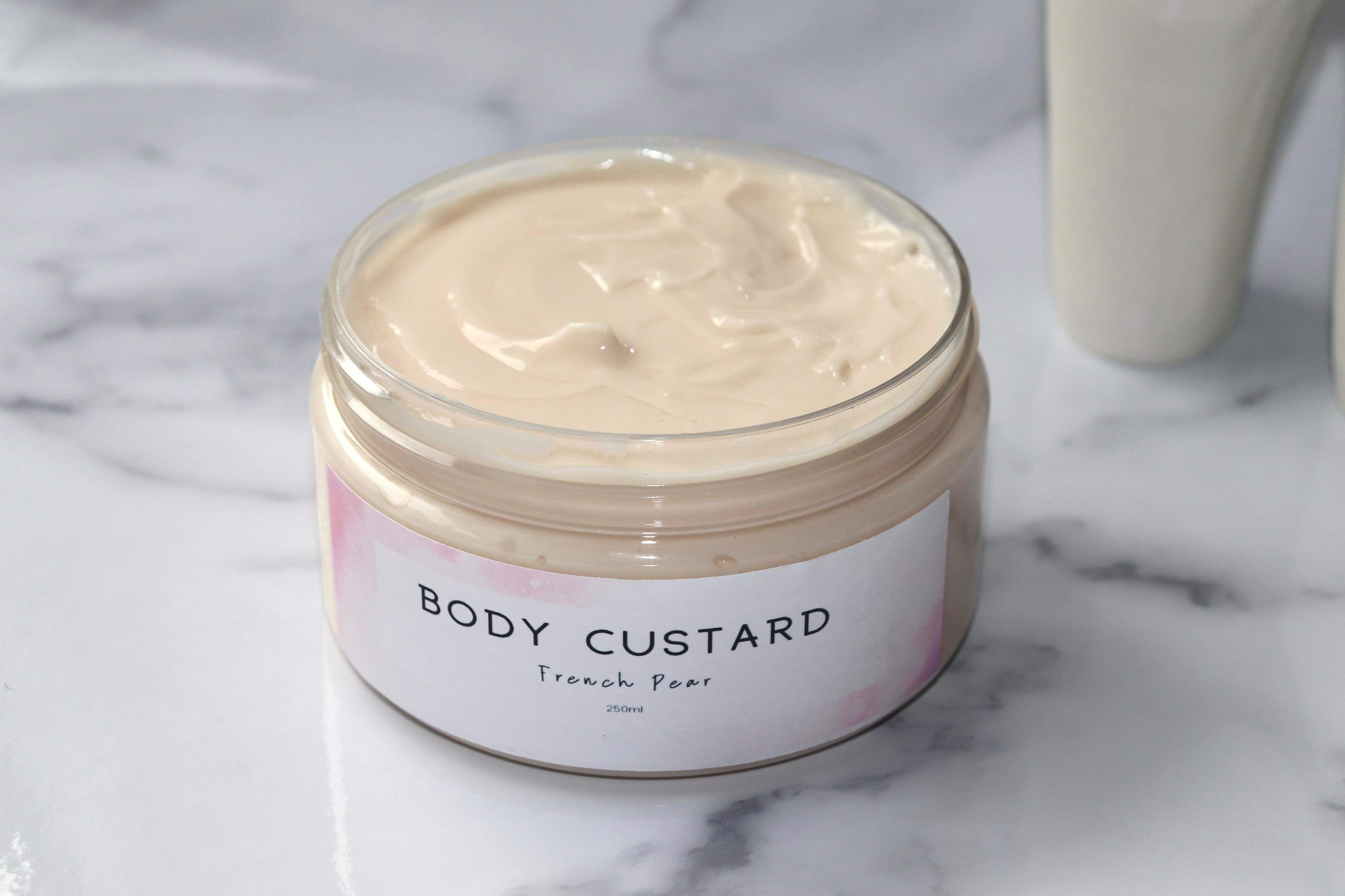 French Pear Body Custard