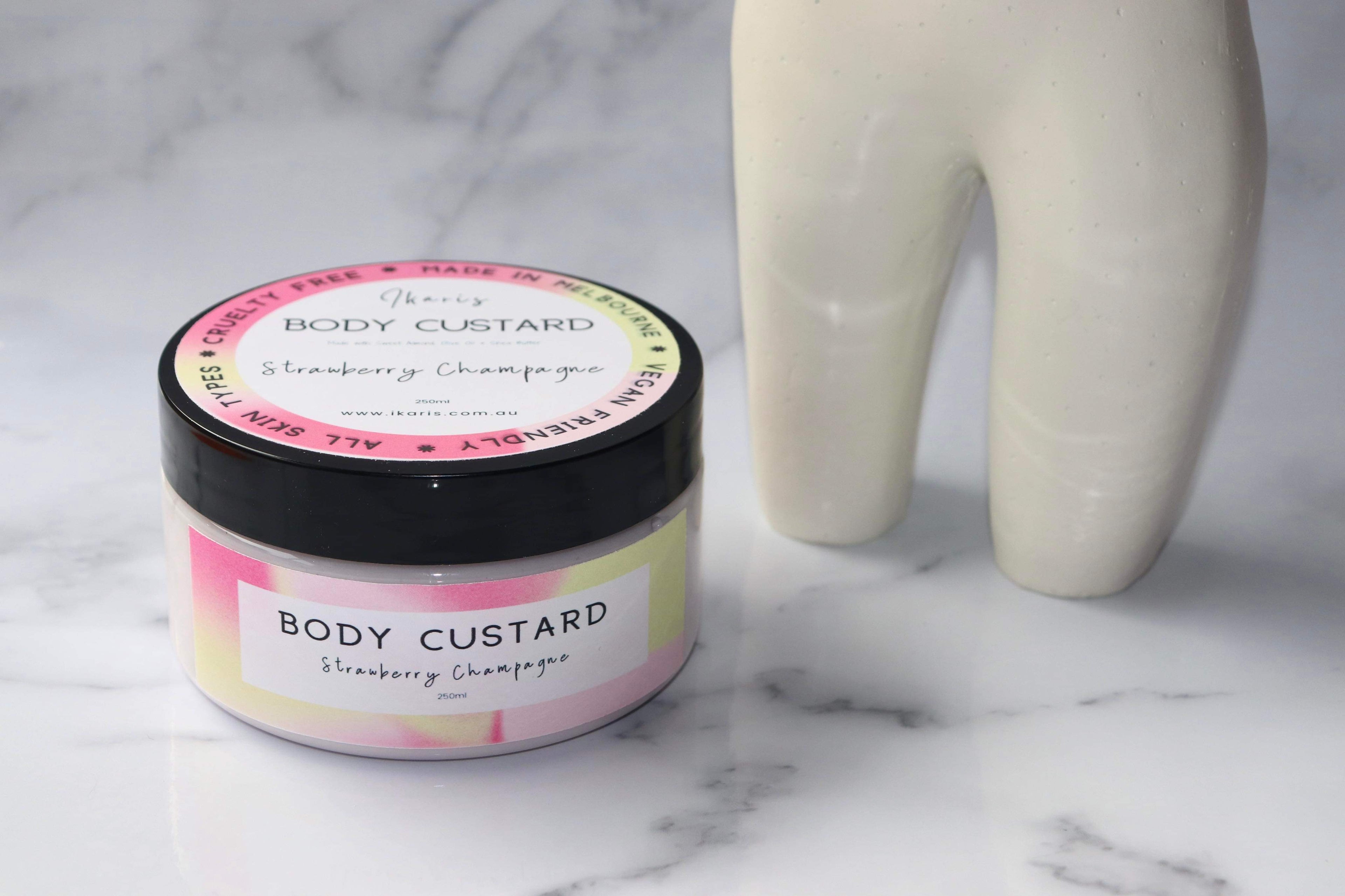 Strawberry Champagne Body Custard