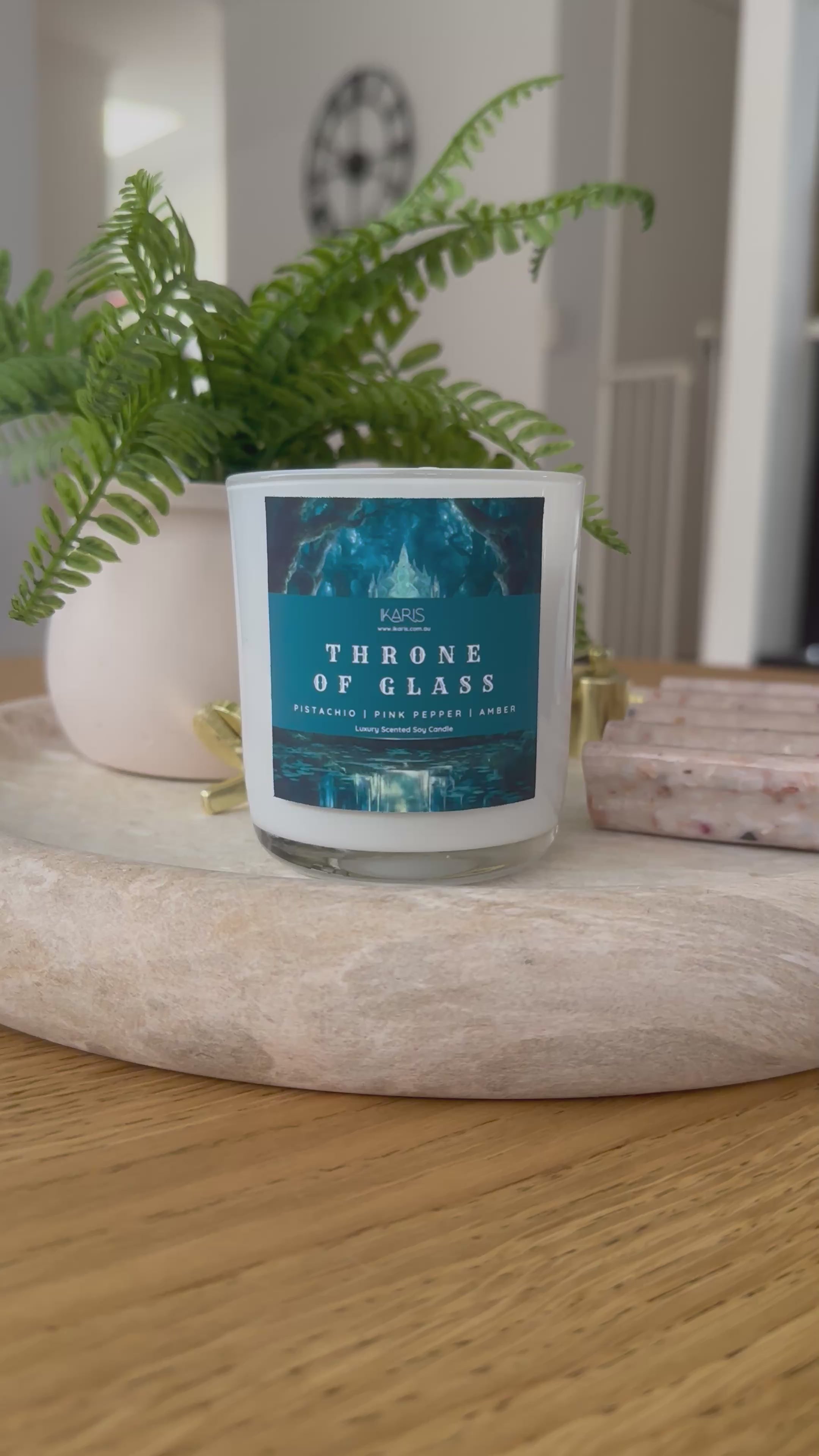 Throne of Glass Candle