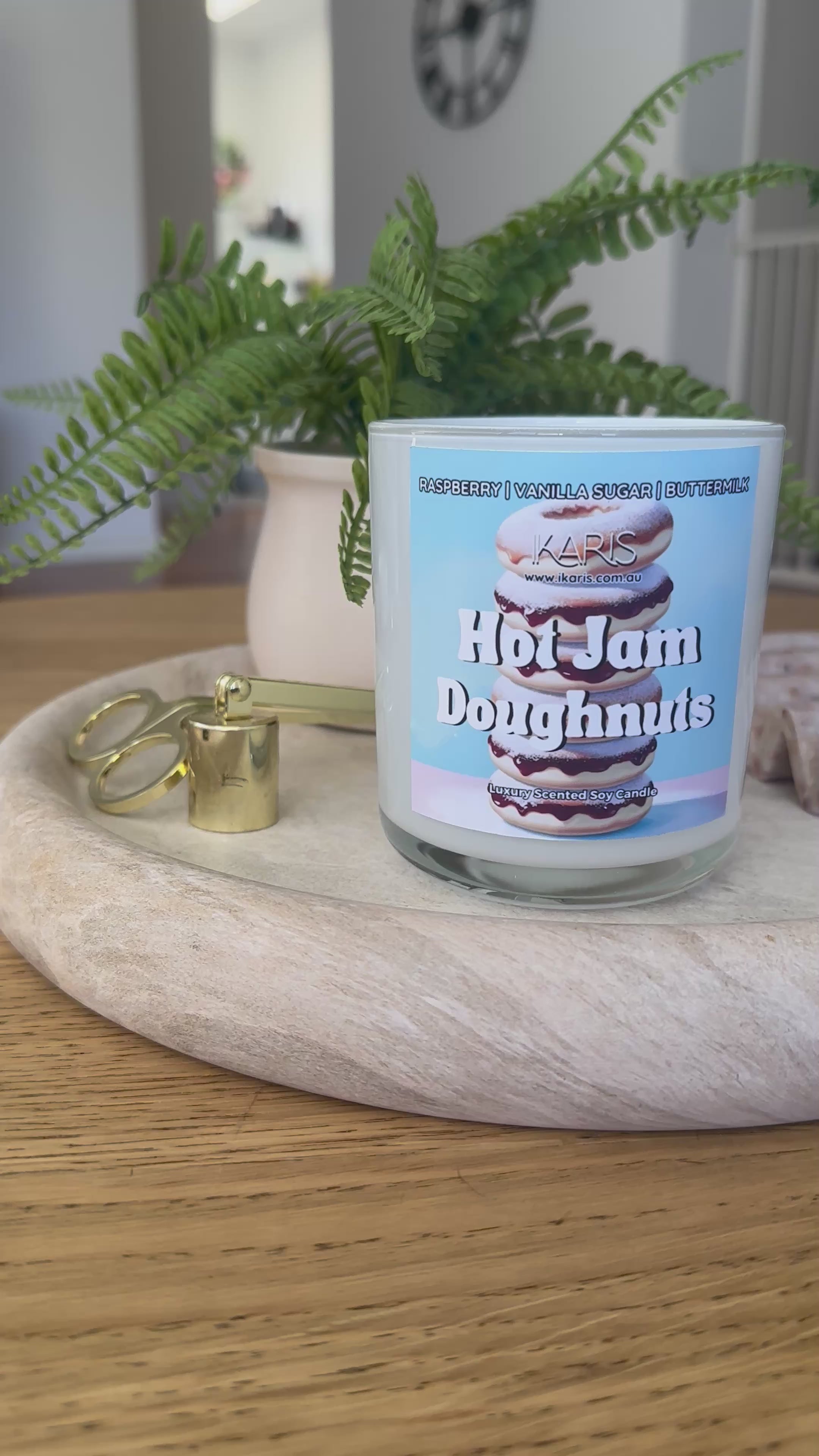 Hot Jam Doughnuts